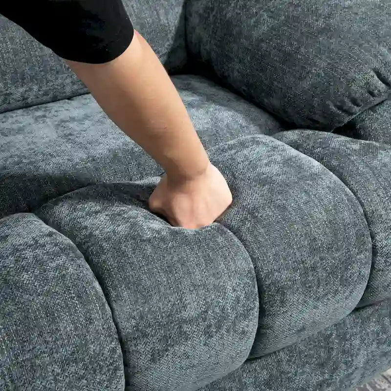 Fauteuil inclinable électrique surdimensionné avec massage, chauffage lombaire et port USB