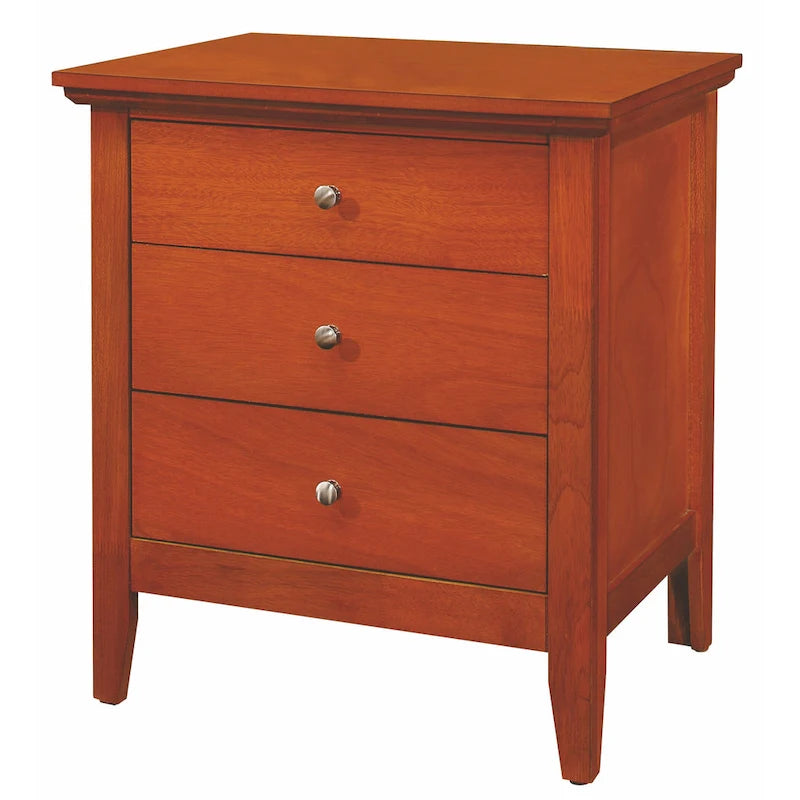 Table de chevet avec étagère ouverte – 66H x 61L x 46P cm