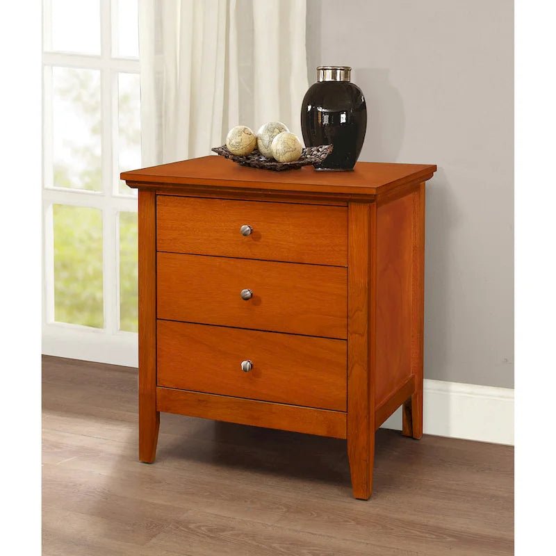 Table de chevet avec étagère ouverte – 66H x 61L x 46P cm
