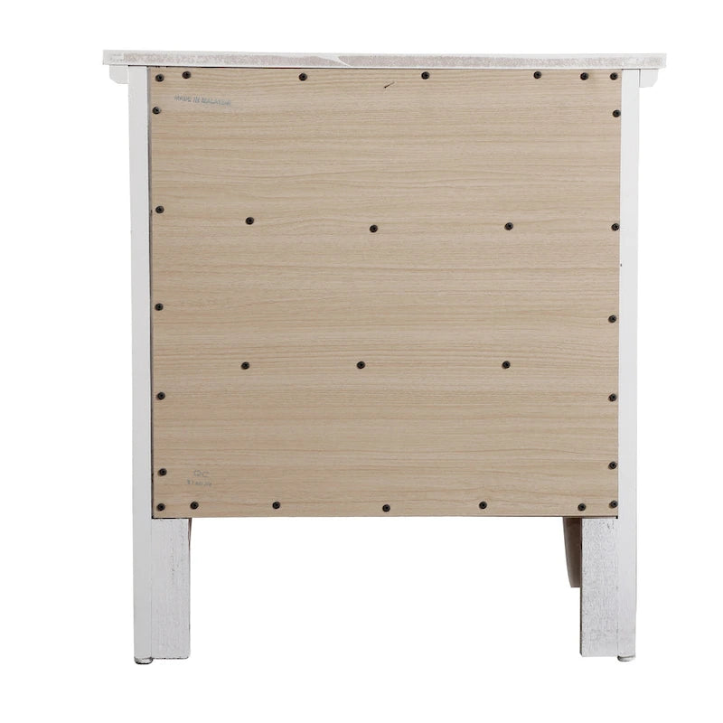 Table de chevet avec étagère ouverte – 66H x 61L x 46P cm