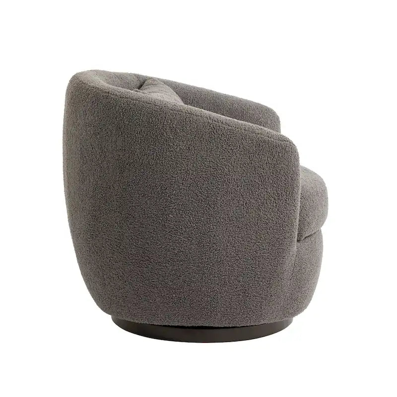 Fauteuil pivotant avec rangement intégré – Gris