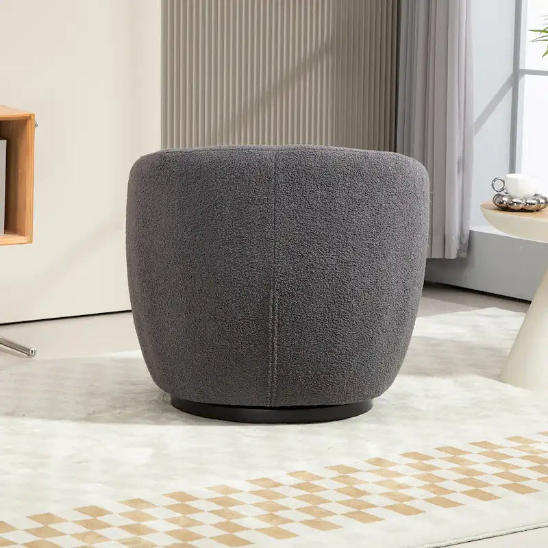Fauteuil pivotant avec rangement intégré – Gris