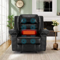 Fauteuil inclinable manuel avec massage et chauffage