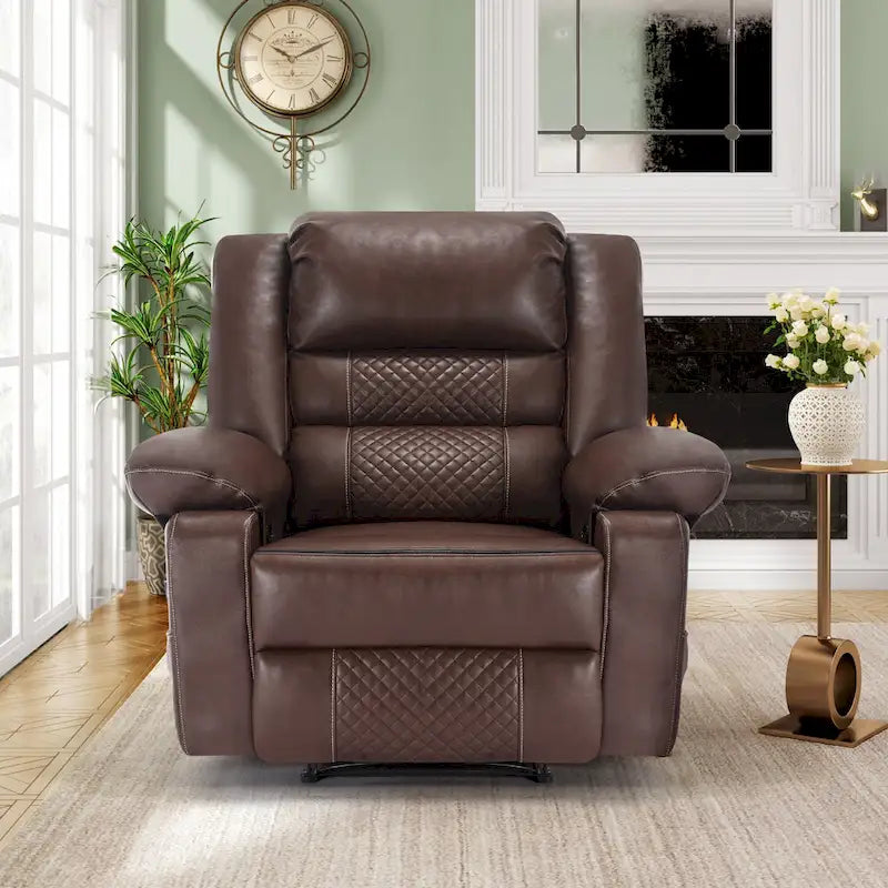 Fauteuil inclinable manuel avec massage et chauffage