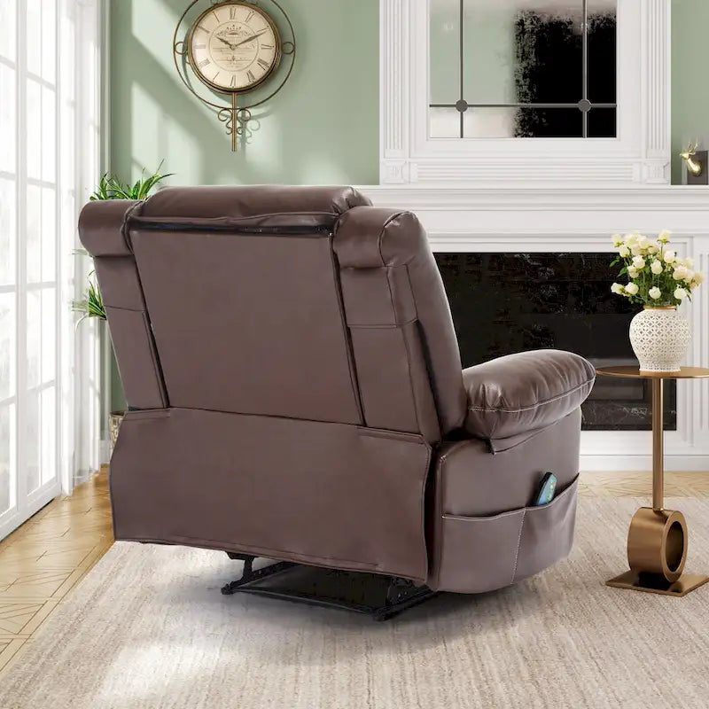 Fauteuil inclinable manuel avec massage et chauffage