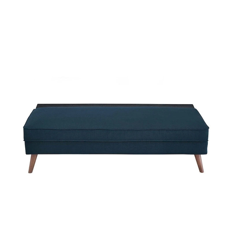 Canapé en tissu capitonné avec traversins – 32,5L x 72W x 33,5H