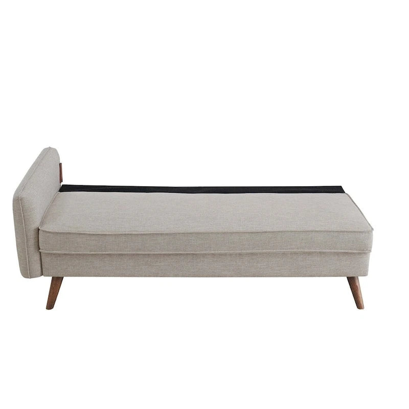 Canapé en tissu capitonné avec traversins – 32,5L x 72W x 33,5H
