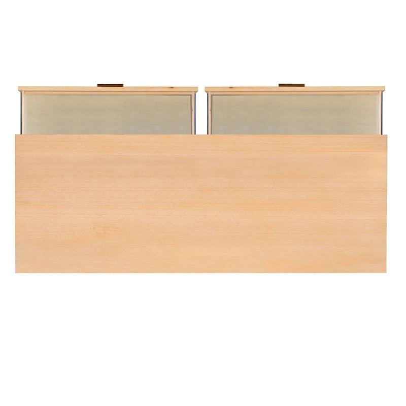 Commode en bois à 6 tiroirs de style Mid-Century
