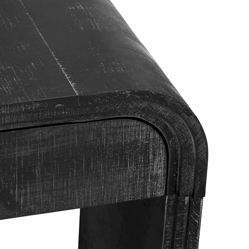 Console de table rétro à deux tiroirs