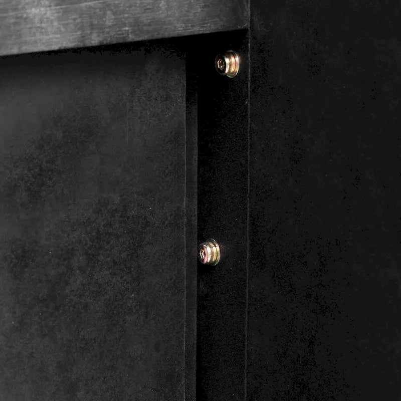 Console de table rétro à deux tiroirs
