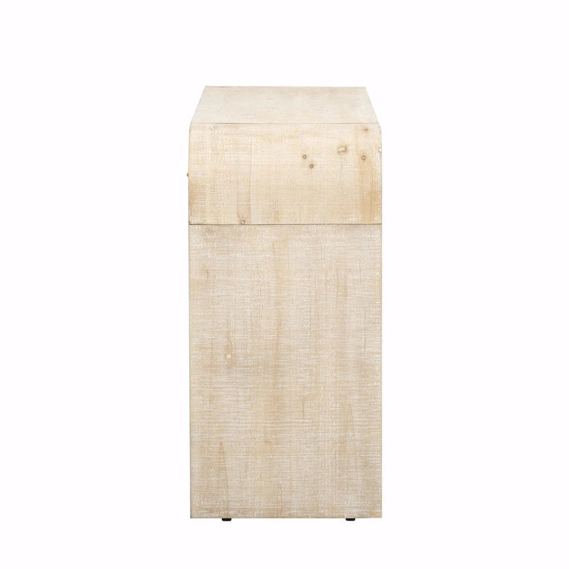 Console de table rétro à deux tiroirs