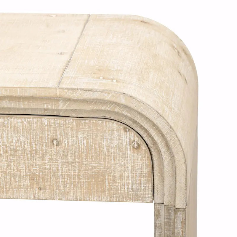 Console de table rétro à deux tiroirs