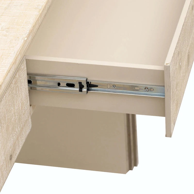 Console de table rétro à deux tiroirs