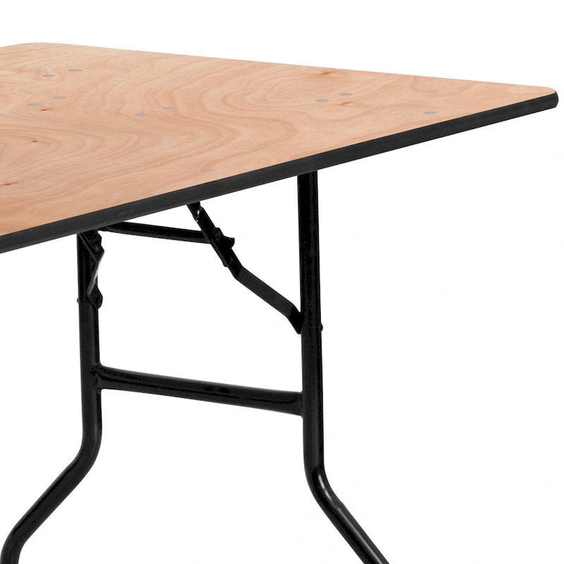 Table pliante rectangulaire en bois
