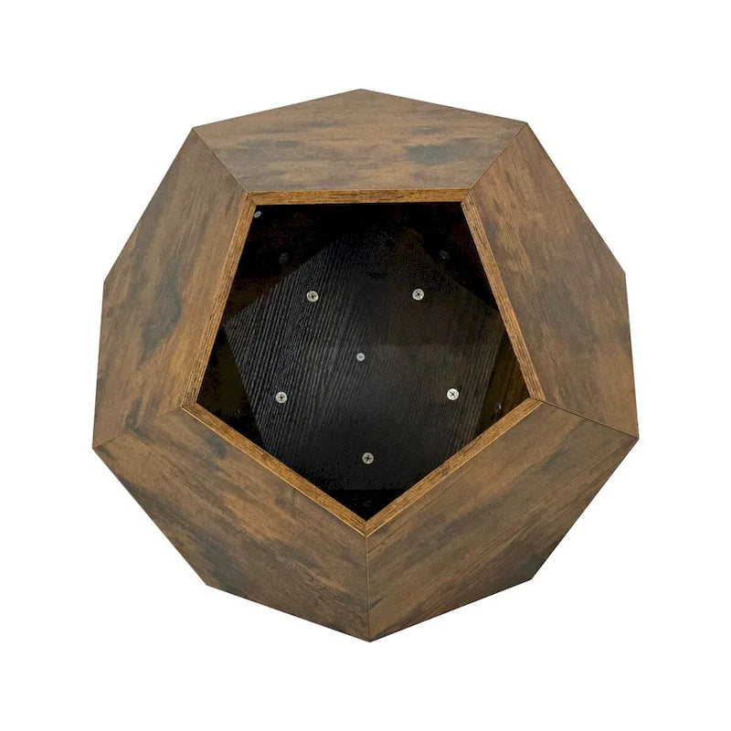 Table d'appoint niche pour chat avec trou d'entrée