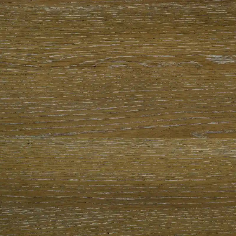 Table à manger rectangulaire brossée marron et blanc cassé