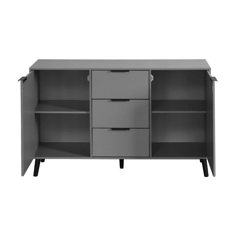 Buffet de 120 cm avec 3 tiroirs et 2 portes