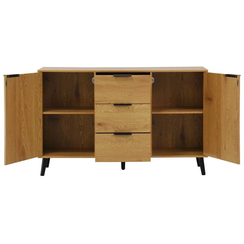 Buffet de 120 cm avec 3 tiroirs et 2 portes