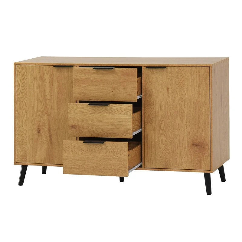 Buffet de 120 cm avec 3 tiroirs et 2 portes